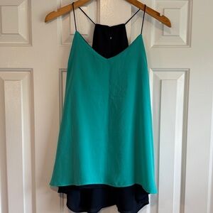 The Limited: Reversible Camisole (Teal/Navy)